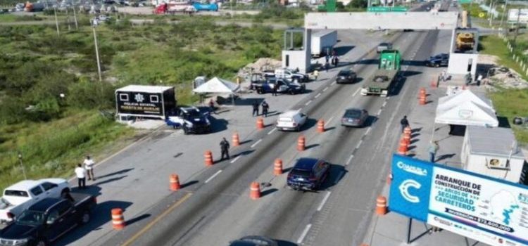 Se construye el primer “arco de seguridad” en Ramos Arizpe, Coahuila