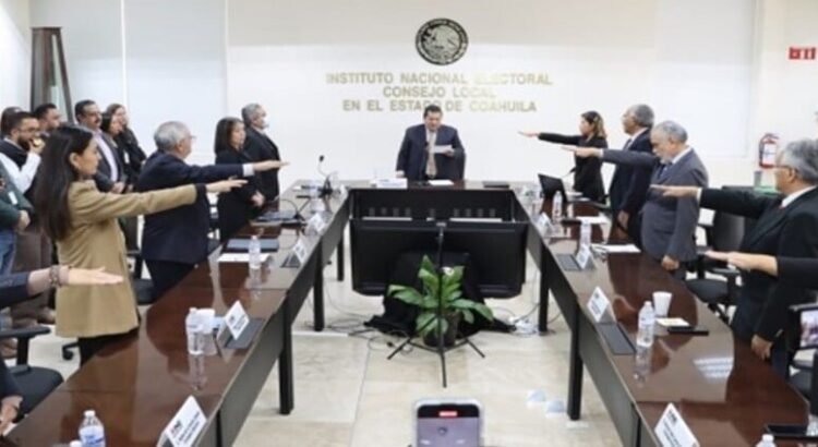 El INE Coahuila se instala para Proceso Electoral Extraordinario del Poder Judicial de la Federación