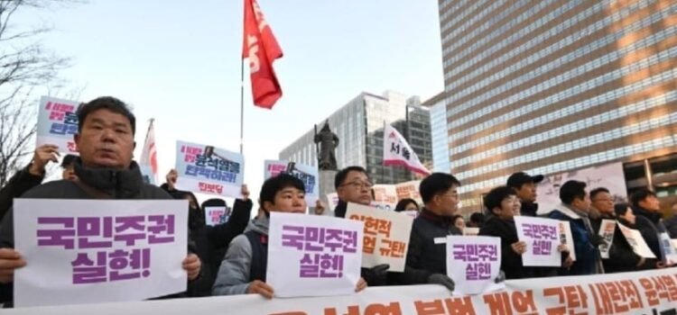 Levantan ley marcial en Corea del Sur Levantan ley marcial en Corea del Sur