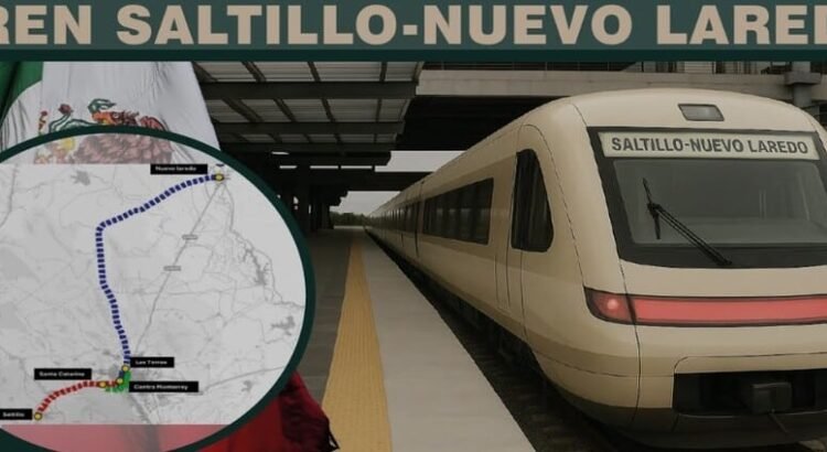 El tren de Saltillo–Nuevo Laredo facilitará traslado de 18 mil trabajadores diarios