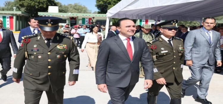 Mencionó el Gobernador de Coahuila que se sigue trabajando con mucha fuerza con el Ejército