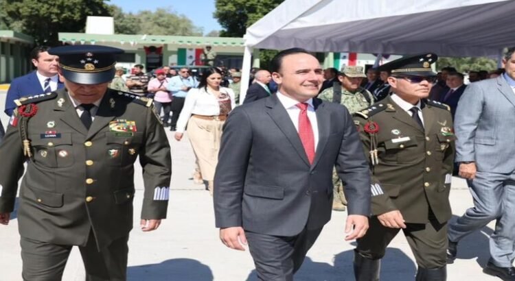Mencionó el Gobernador de Coahuila que se sigue trabajando con mucha fuerza con el Ejército