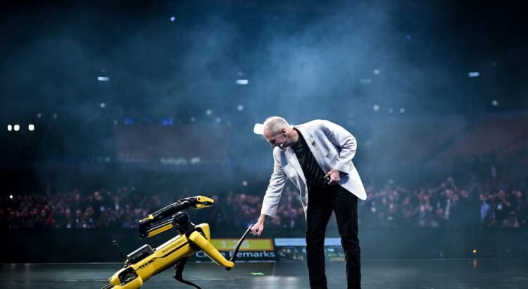 Robots avanzados protagonizan la Web Summit de Lisboa y muestran el futuro del trabajo automatizado